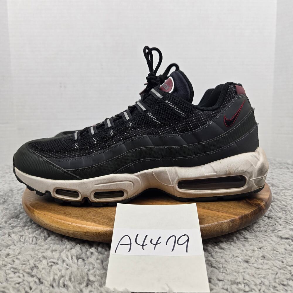 Nike Air Max 95 Anthracite Team Red Athletic Daily Sneakers Mens 12.5 DQ3982-001